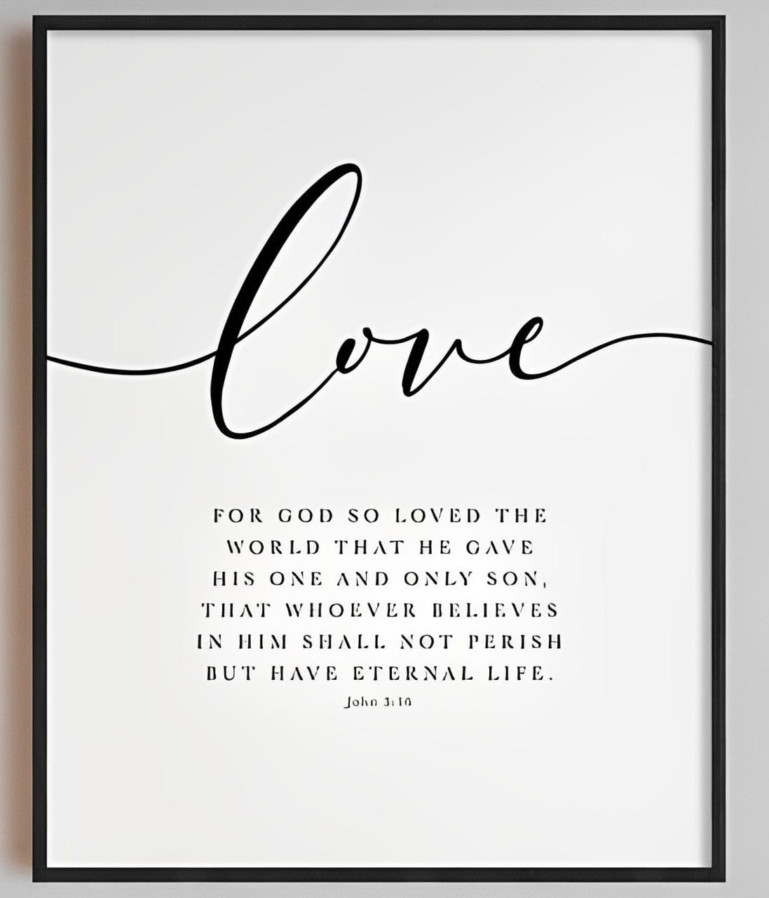 Faith, Hope, Love, Bible Verse Canvas