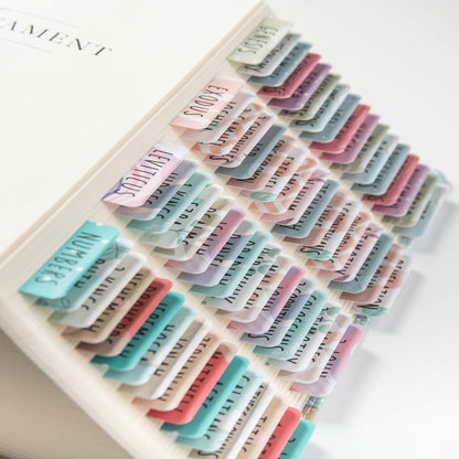 84 Bible Tabs (Large Print, Easy to Read)